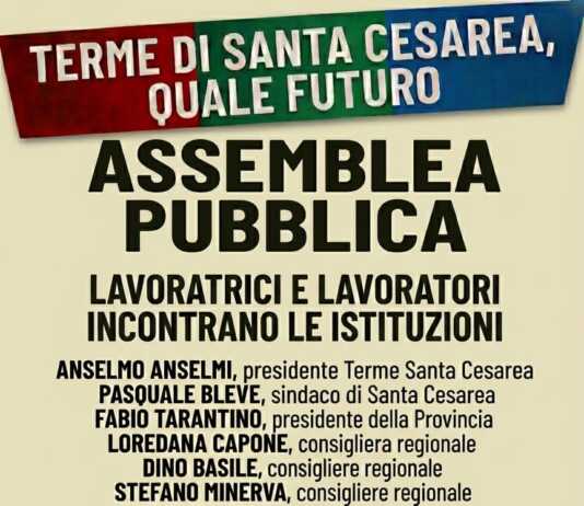 Terme di Santa Cesarea, domani Assemblea pubblica: lavoratrici e lavoratori incontrano le istituzioni